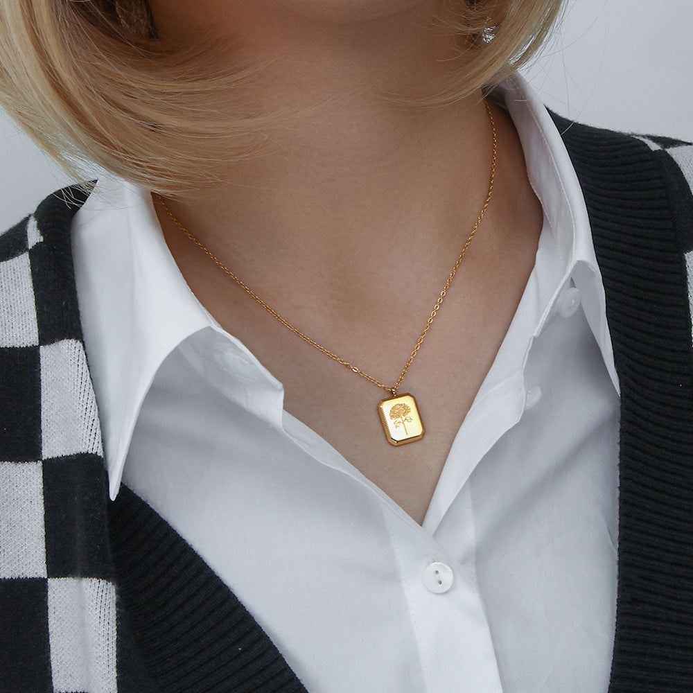 Birth Flower Necklaces