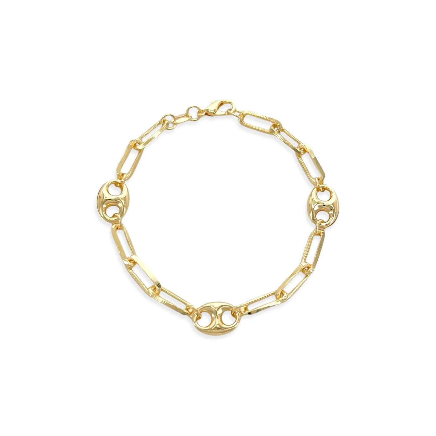 Puffy Mariner Chain Bracelet