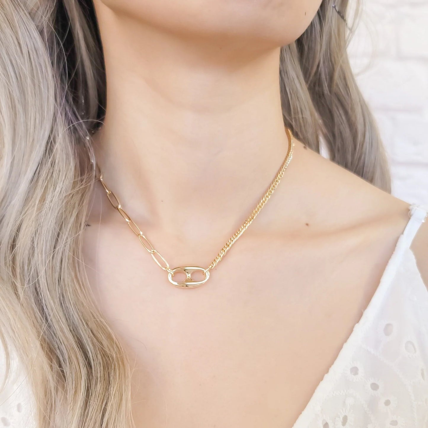 Dual Chain Mariner Necklace