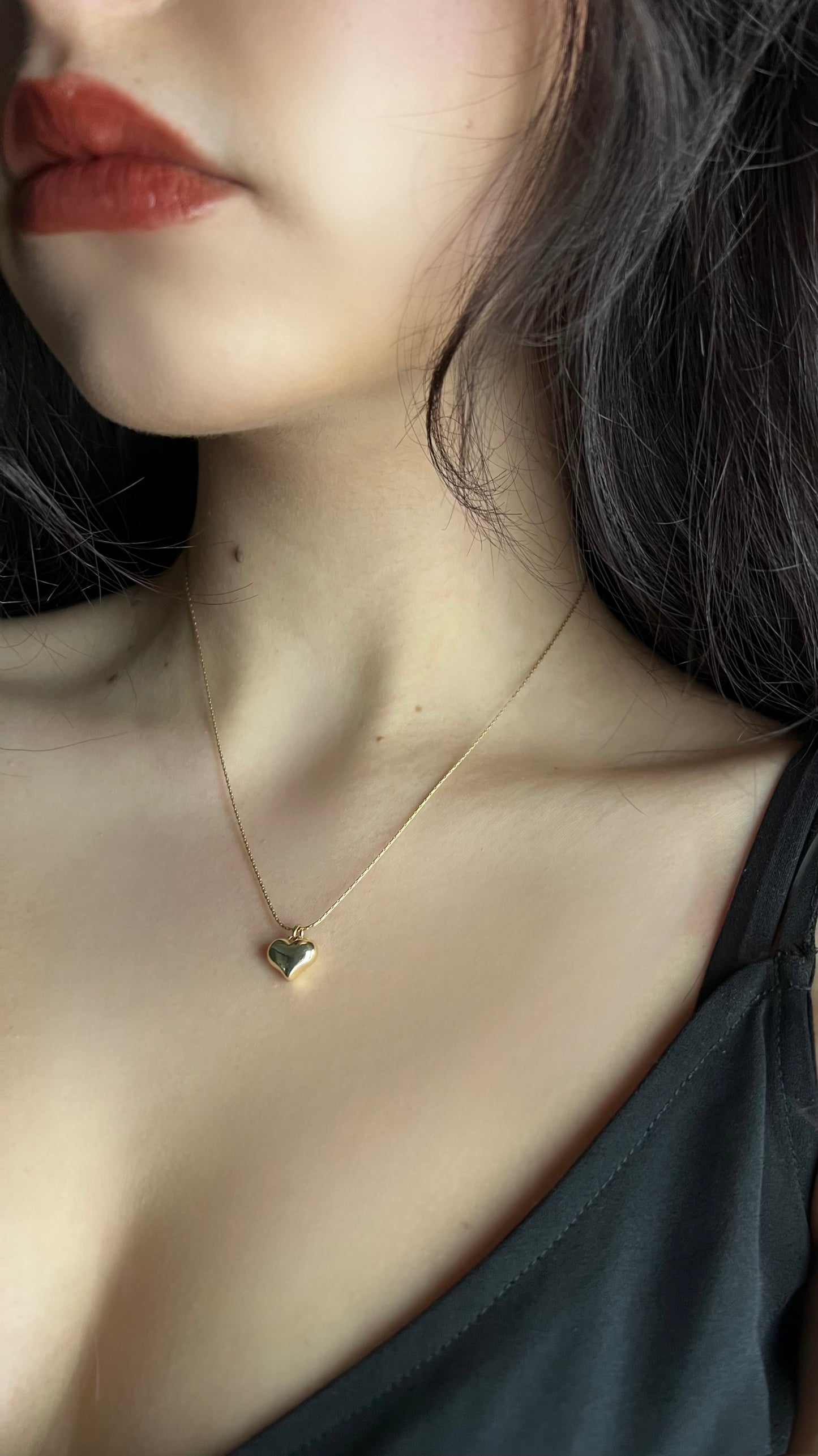 Puffy Heart Necklace