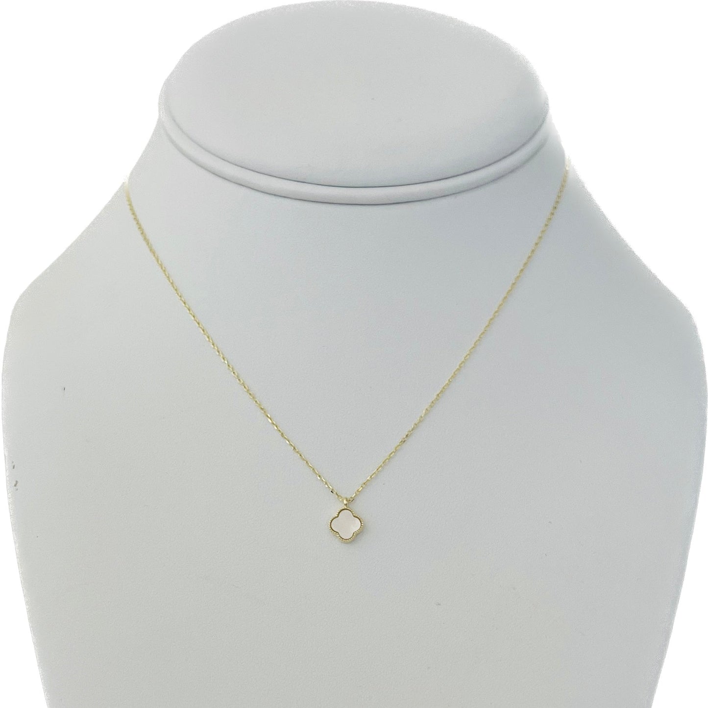 Baby MOP Clover Necklace