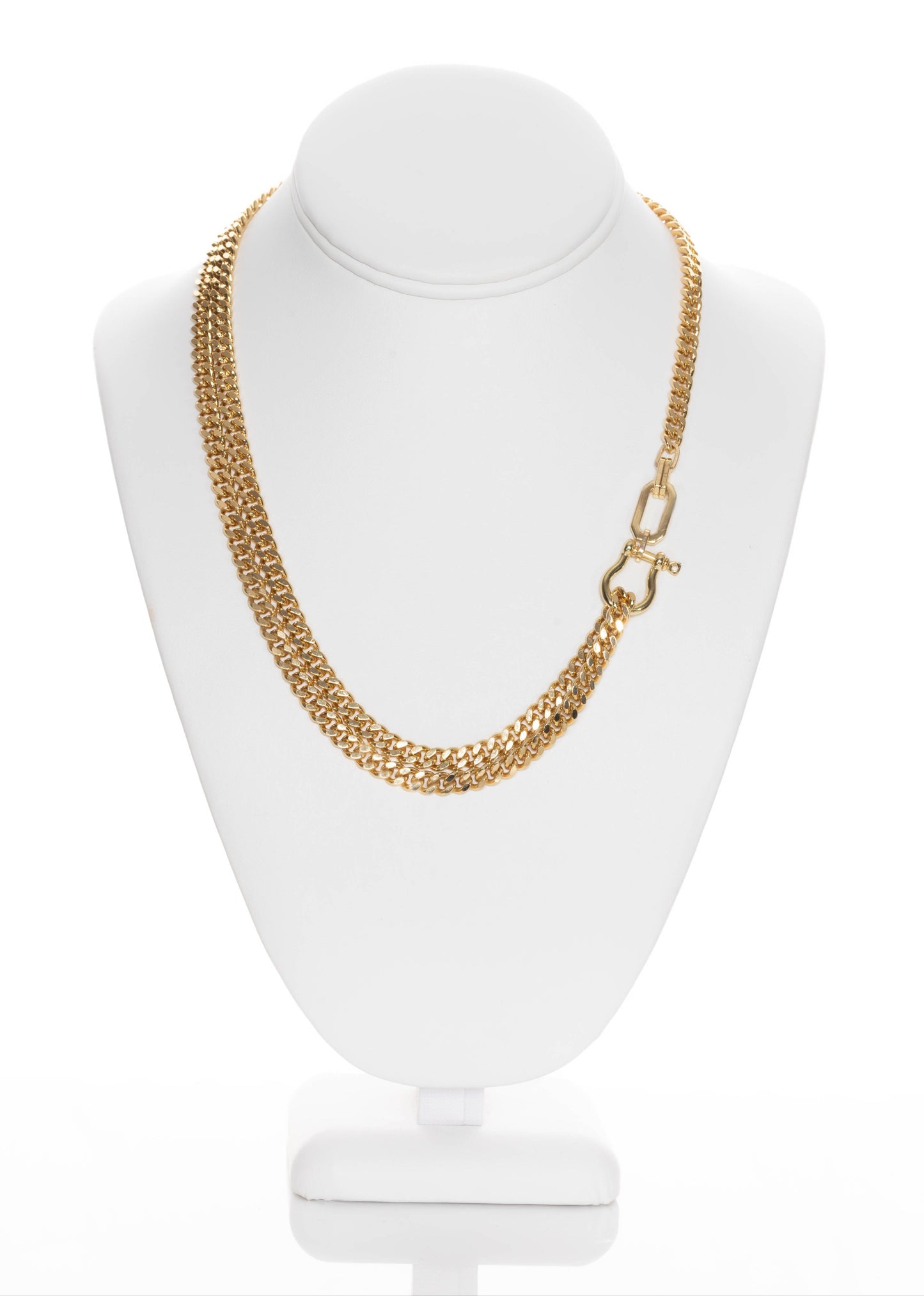 Cuban Link Shackle Necklace