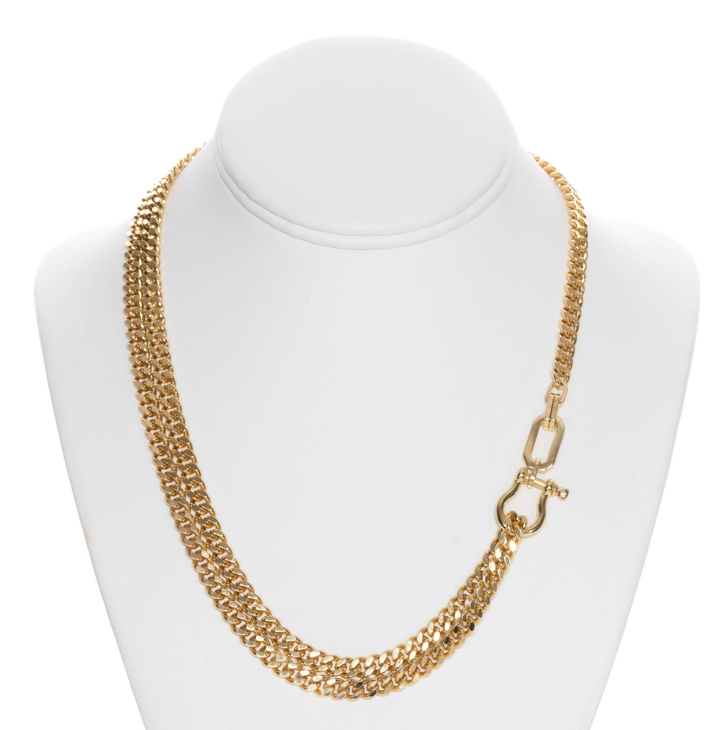 Cuban Link Shackle Necklace