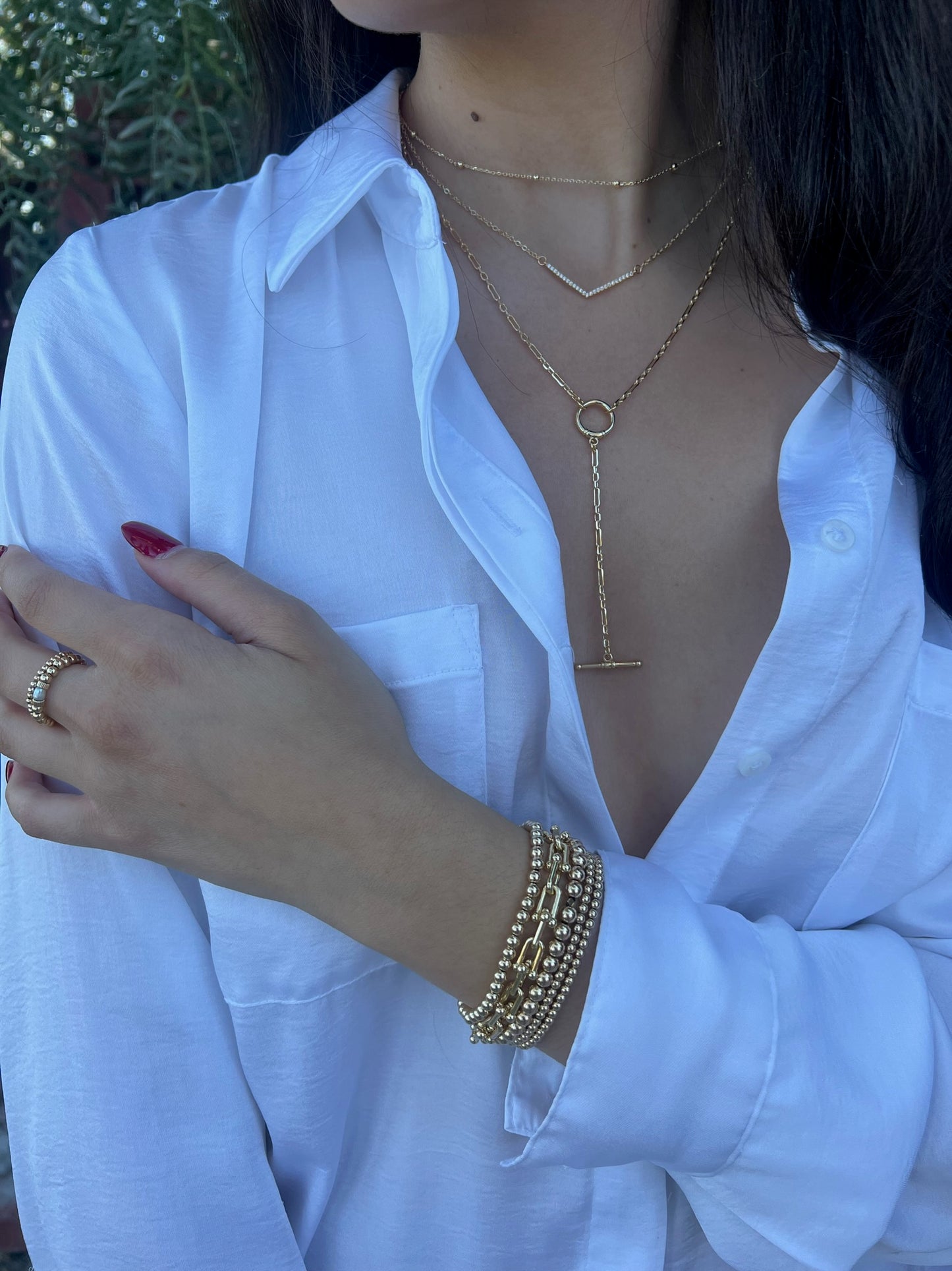 Dainty Toggle Lariat