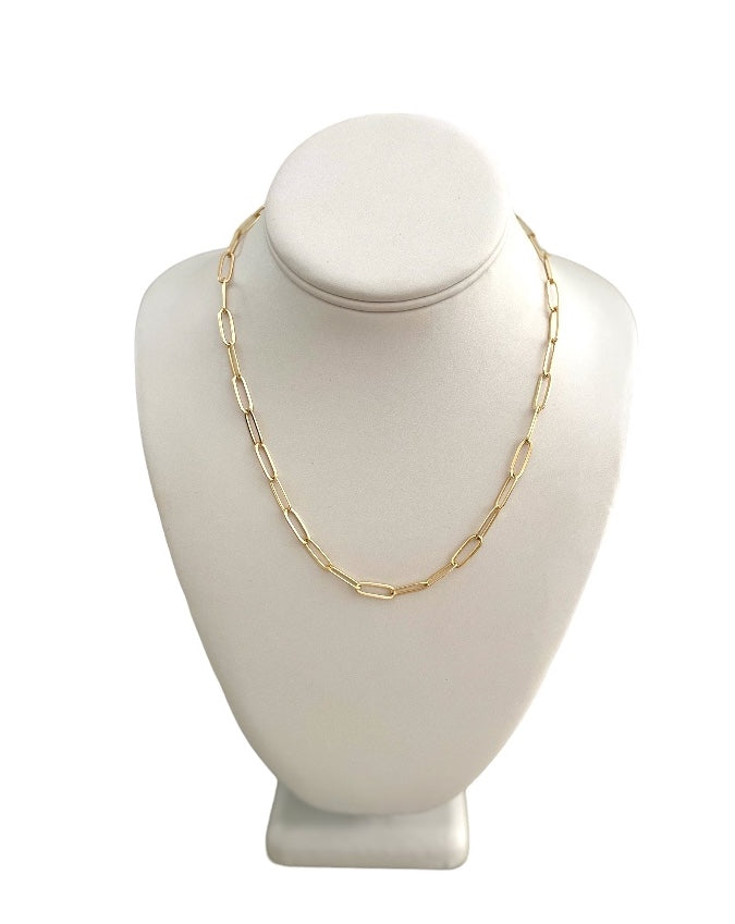 Large GF Paperclip Necklace