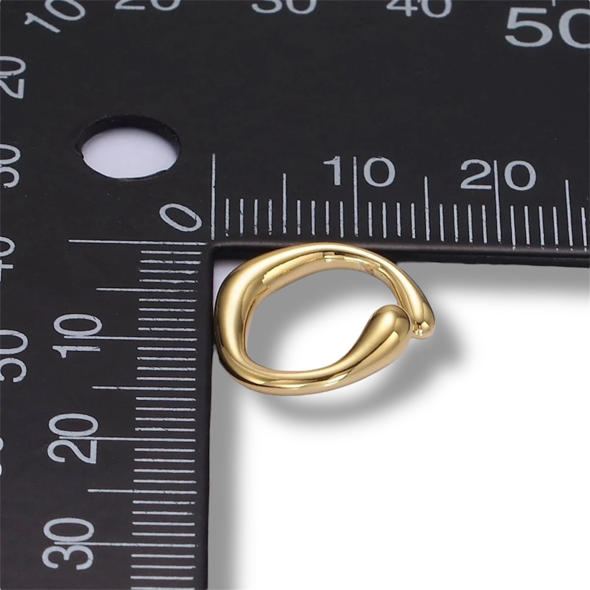 14K Gold Filled Molten Ear Cuff