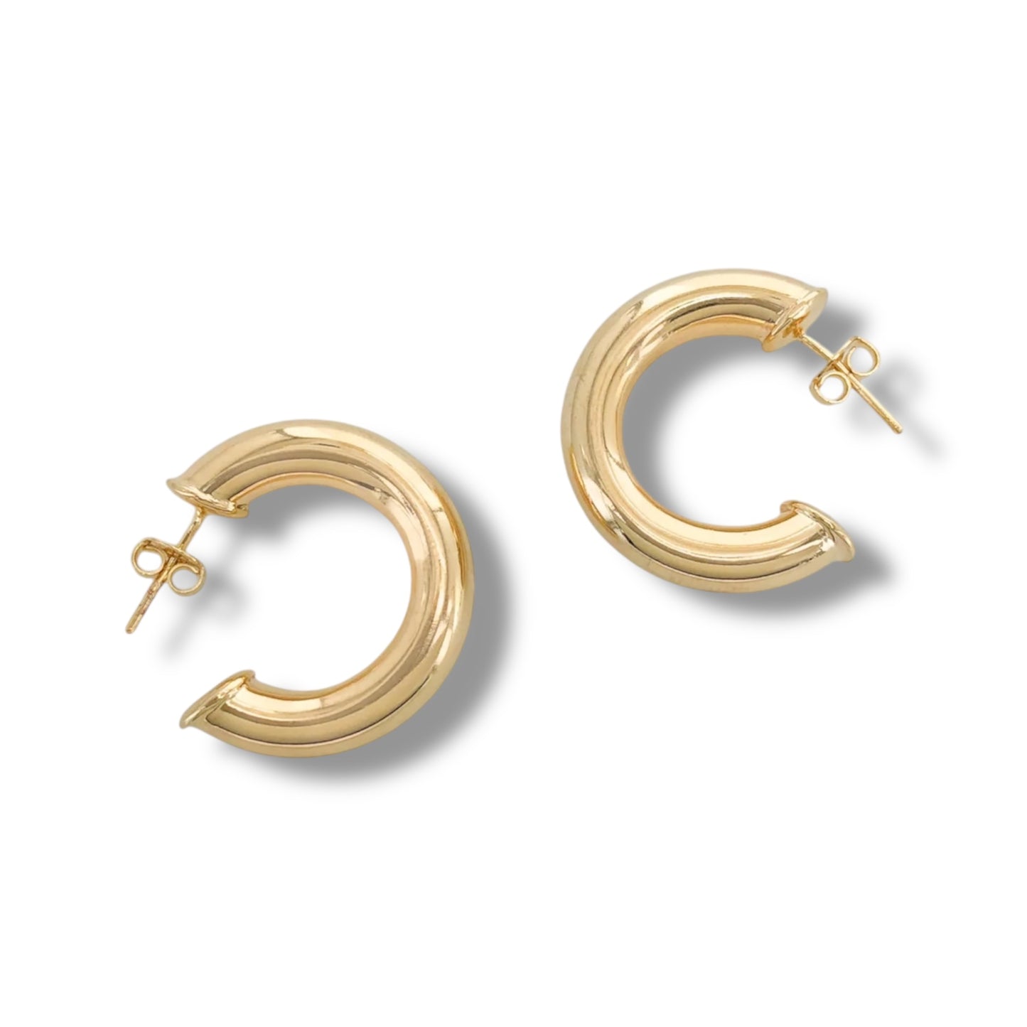 Gold Filled Tube Hoops