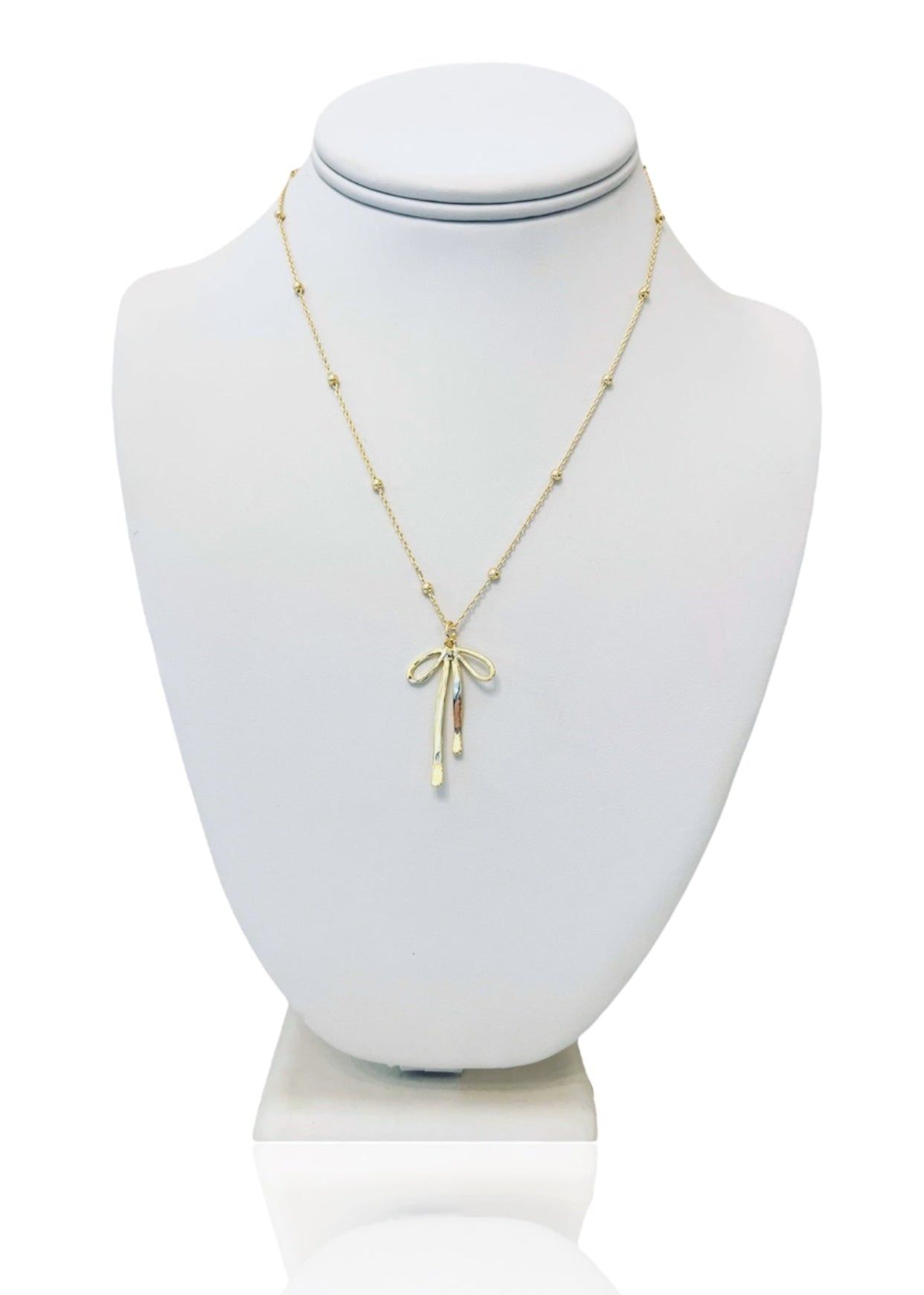 Dainty Bow Necklace