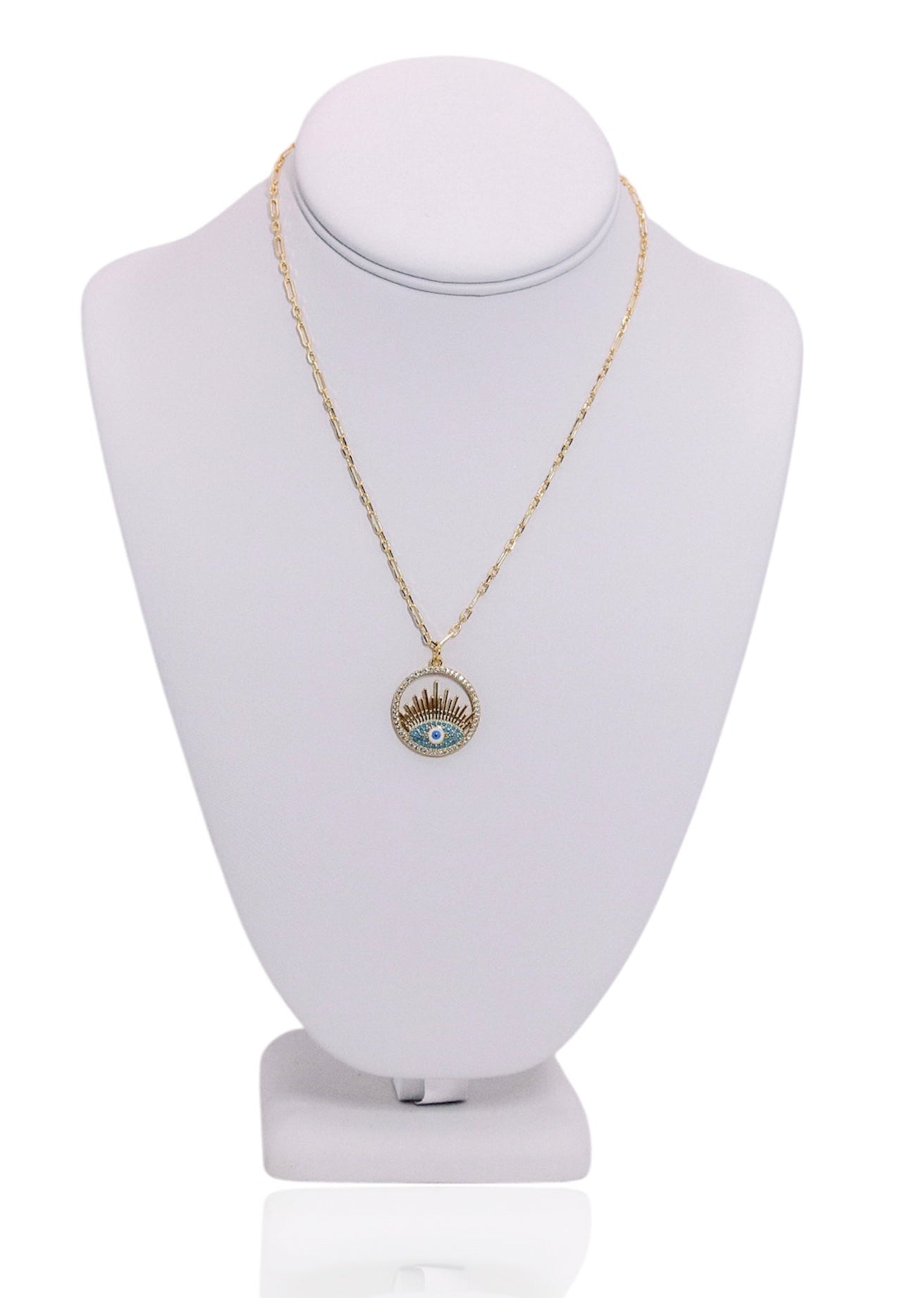 Turquoise Evil Eye Necklace