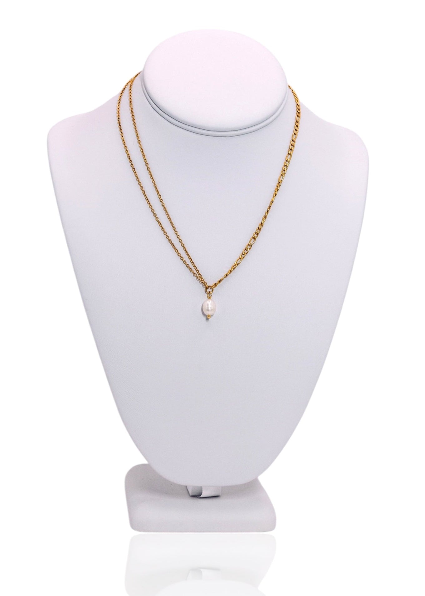 Double Chain Freshwater Pearl Necklace