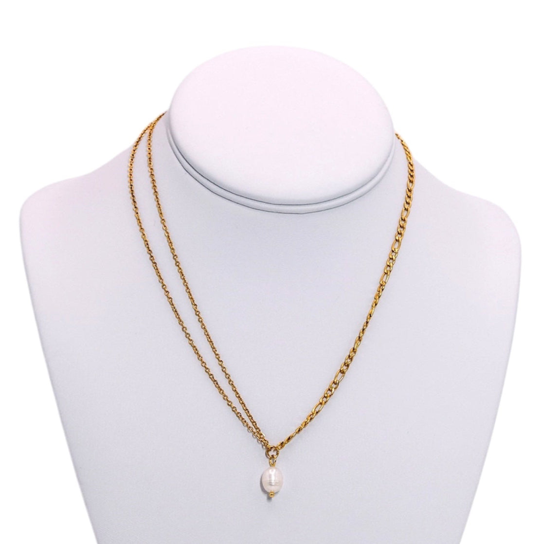 Double Chain Freshwater Pearl Necklace