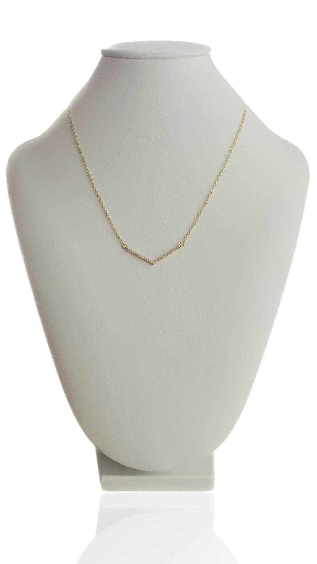 Pave Chevron Necklace