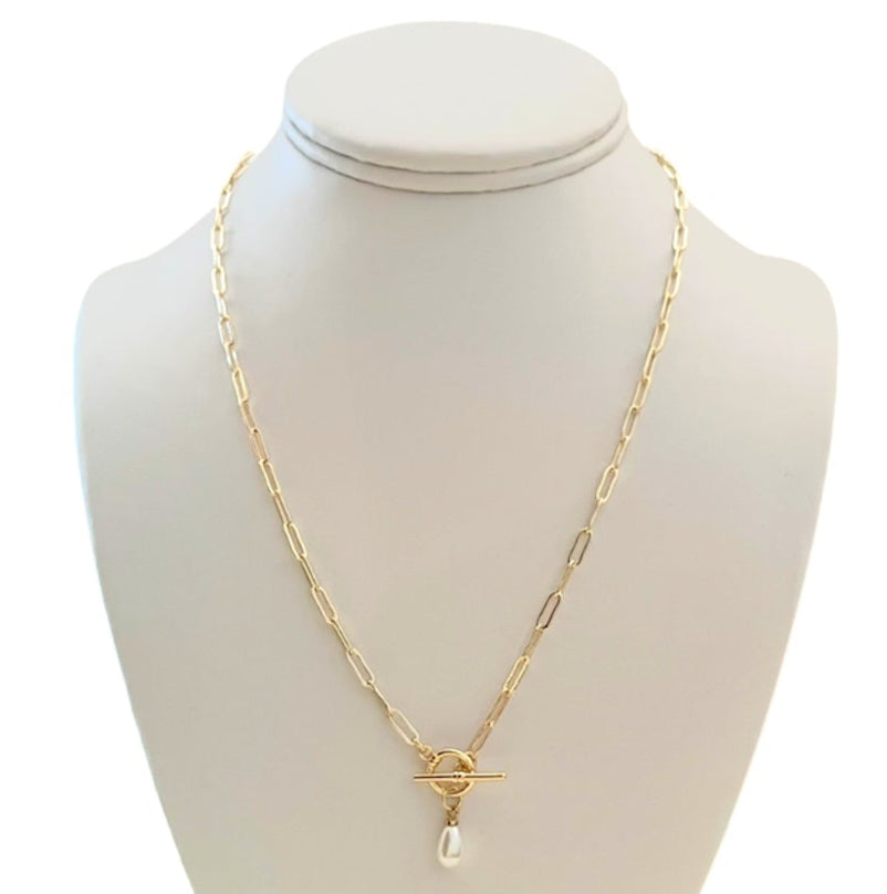 Pearl Toggle Necklace