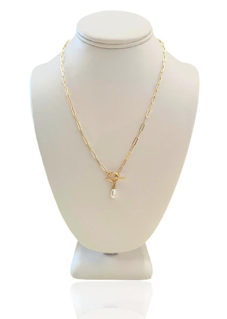Pearl Toggle Necklace