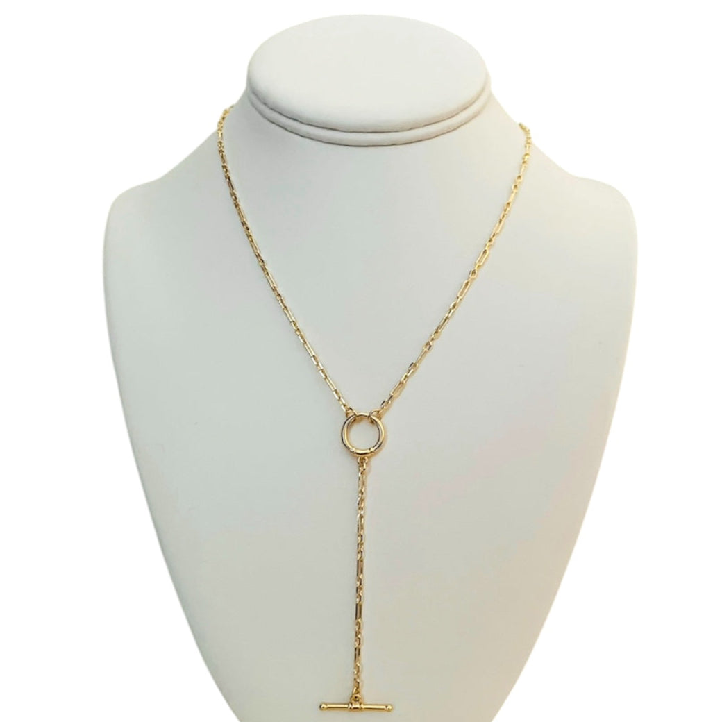 Dainty Toggle Lariat