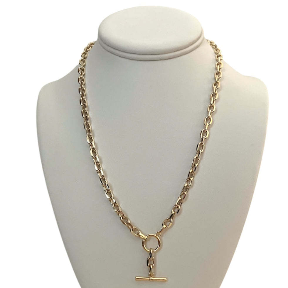 Square Link Toggle Lariat