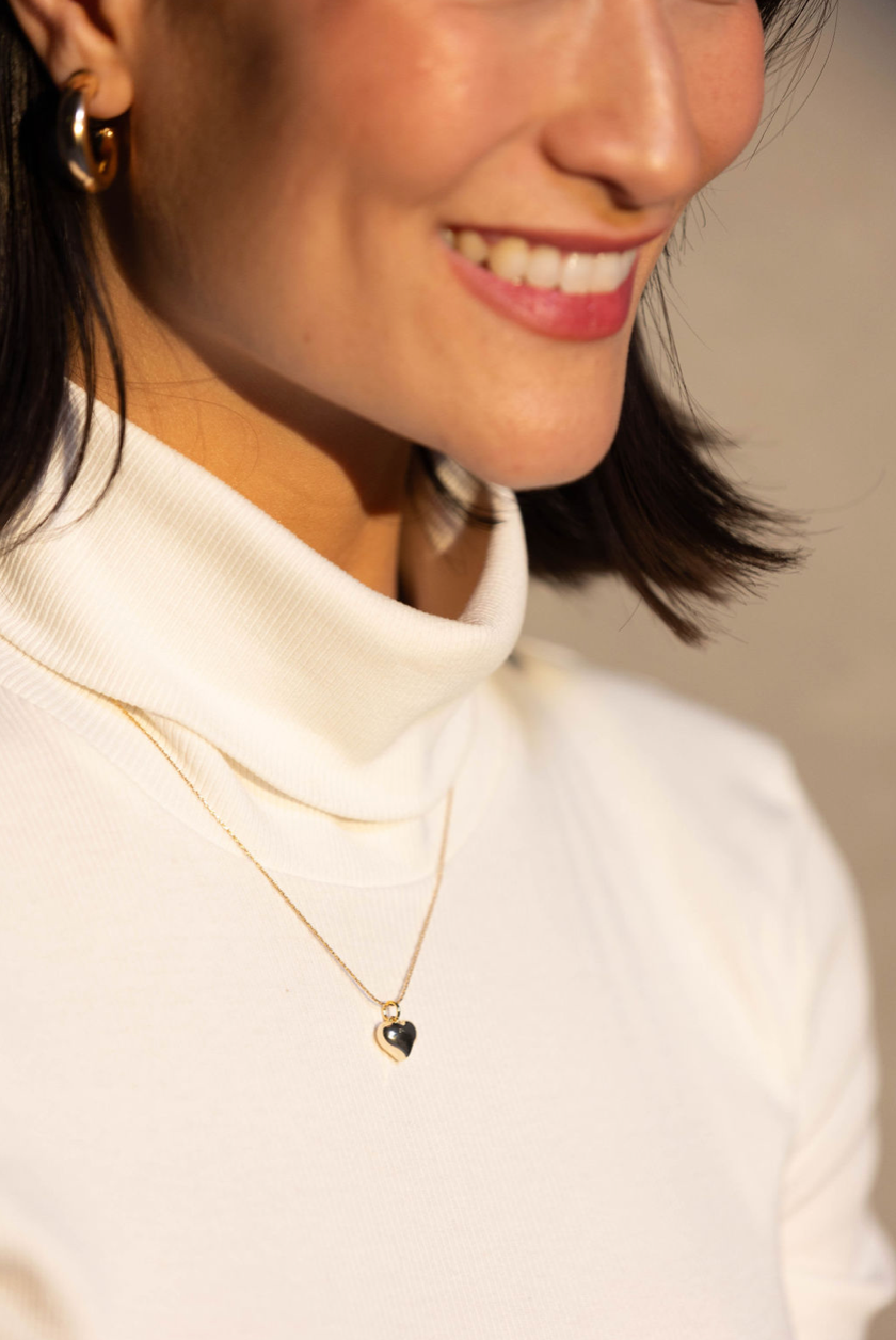 Puffy Heart Necklace