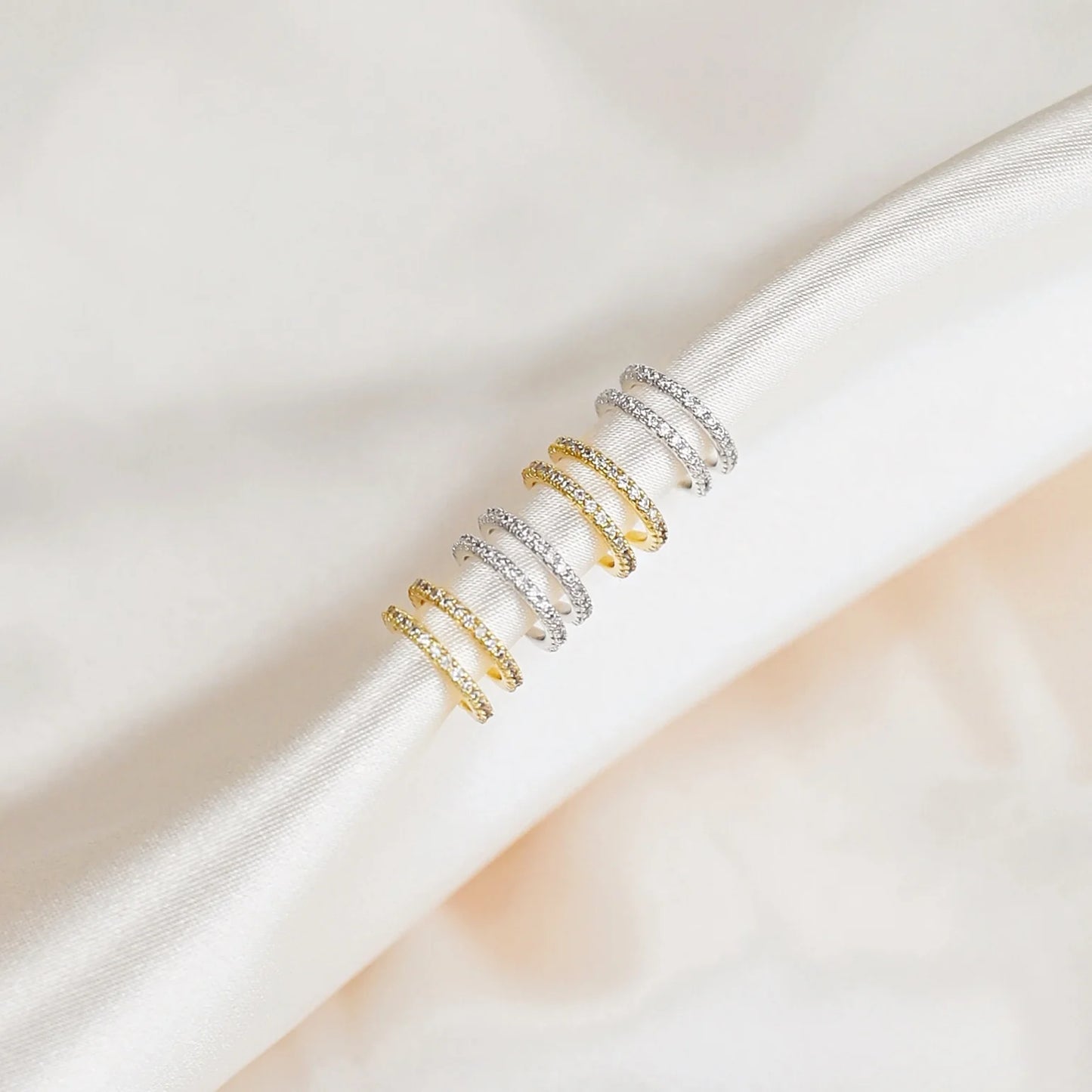 Pave Ear Cuffs