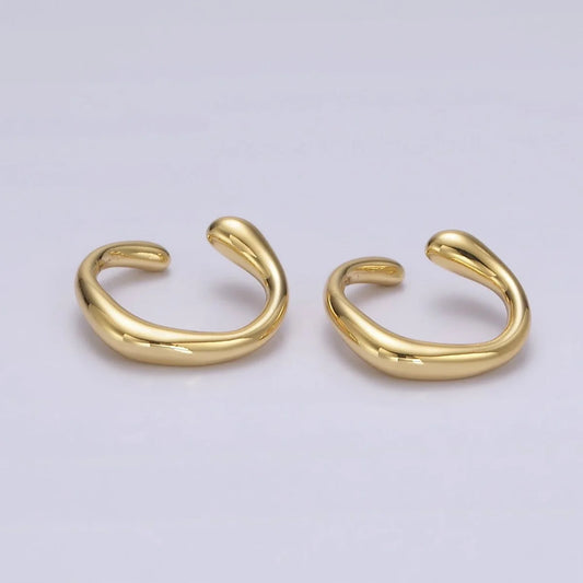 14K Gold Filled Molten Ear Cuff