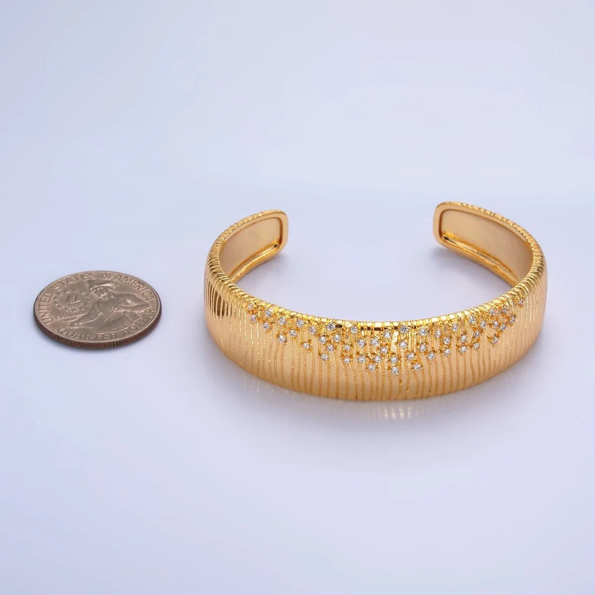 Micro Pave Cuff Bracelet