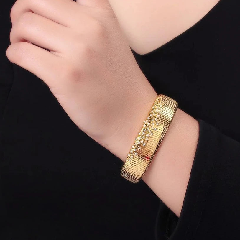 Micro Pave Cuff Bracelet