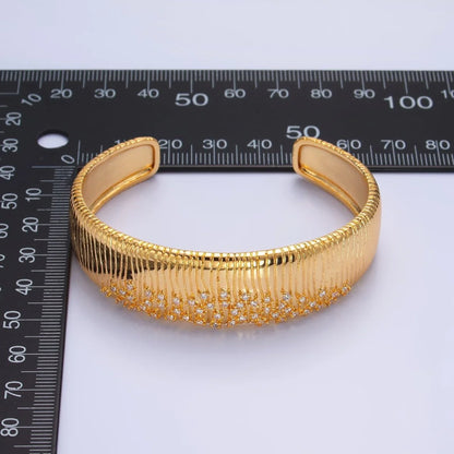 Micro Pave Cuff Bracelet