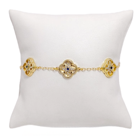MOP Celestial Clover Bracelet