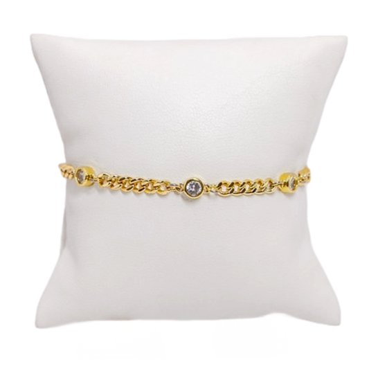 Cuban Bezel Bracelet