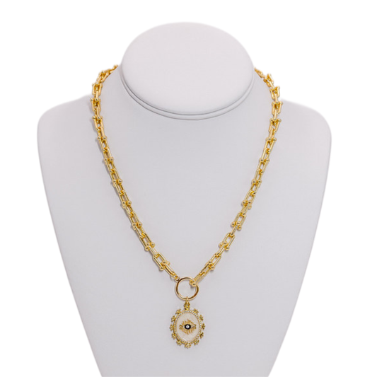 U-Link Evil Eye Necklace