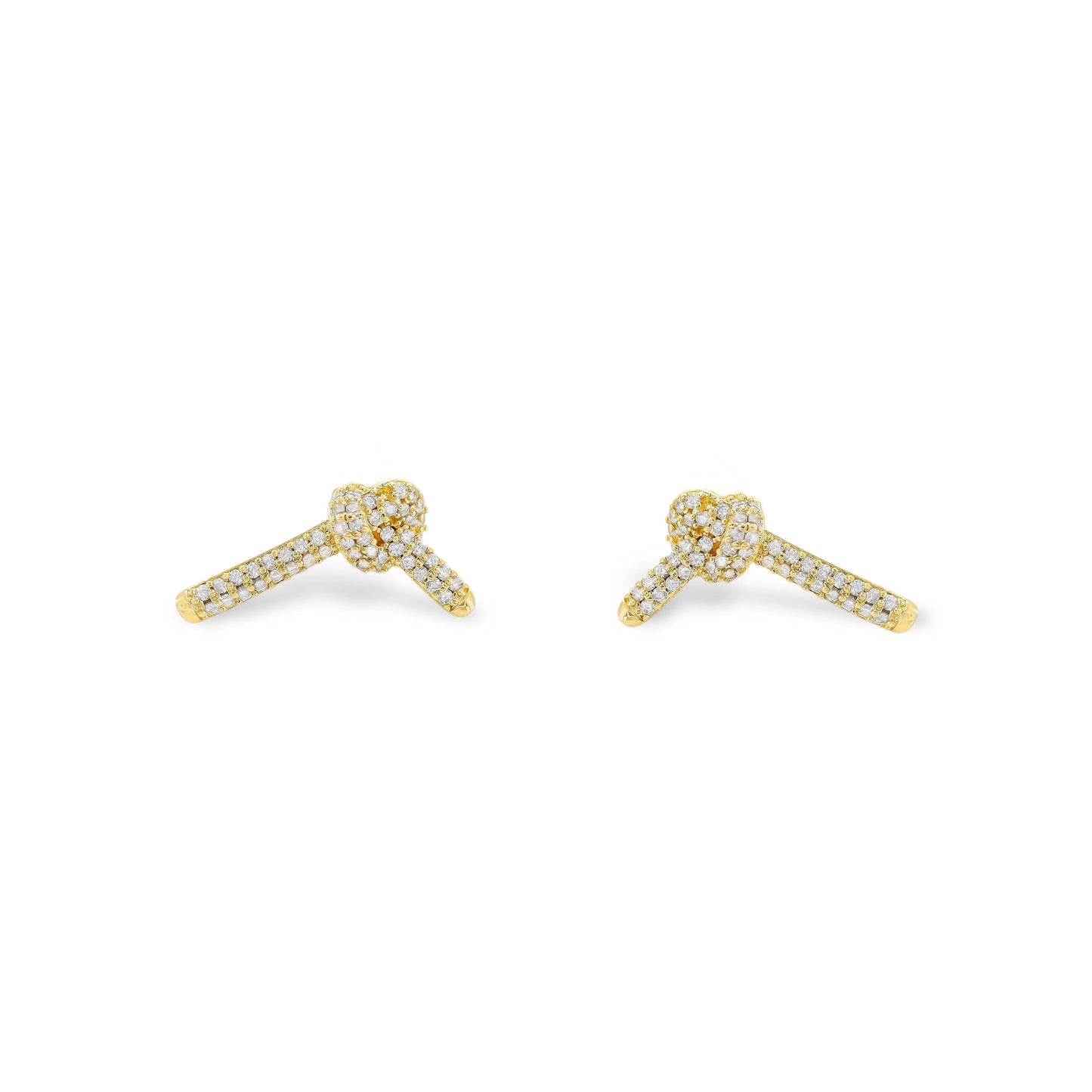CZ Knot Earring