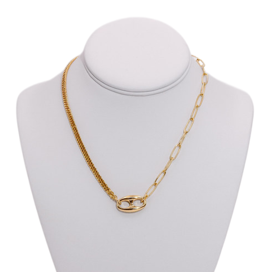 Dual Chain Mariner Necklace