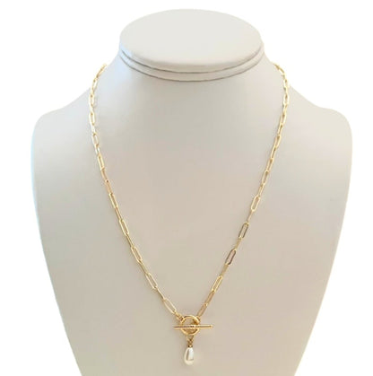 Pearl Toggle Necklace
