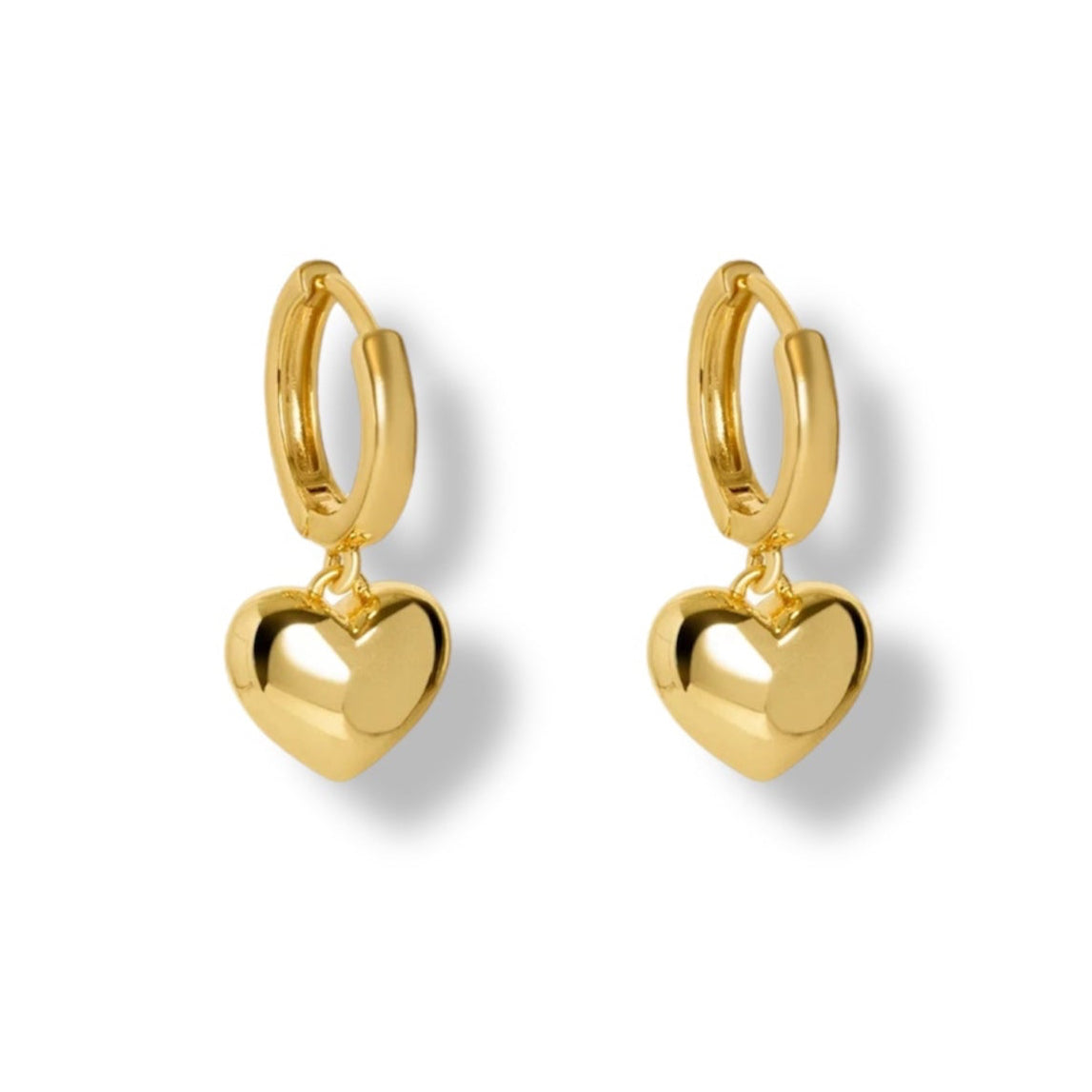 Puffed Heart Earrings