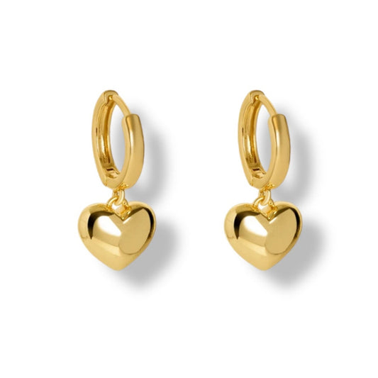 Puffed Heart Earrings