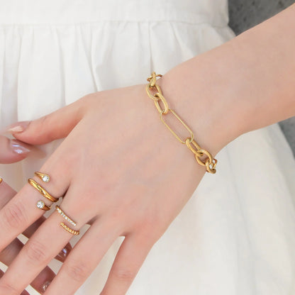 Textured Link Bracelet